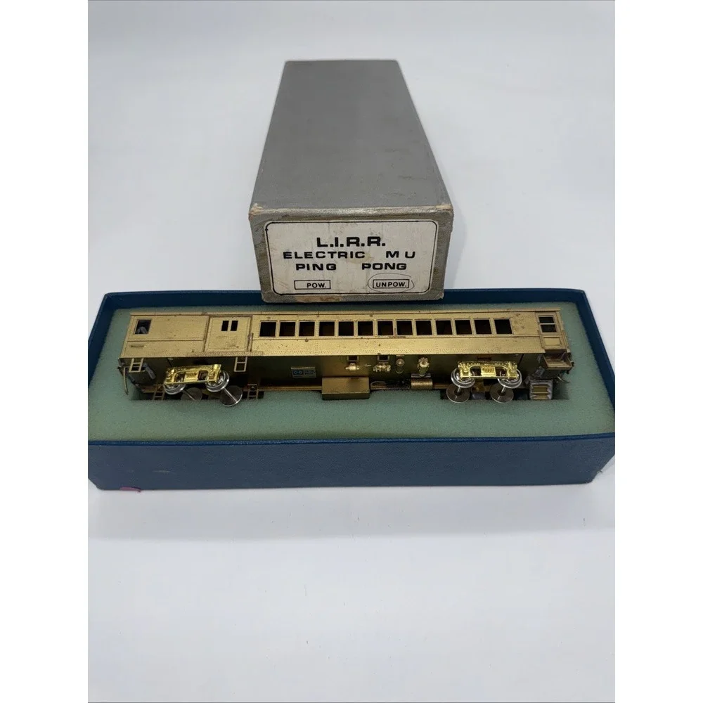 RARE HO NJCB Brass Long Island Railroad 'Ping Pong' Combine